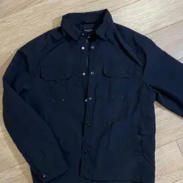 Brave Soul Mens Pearson Shacket Navy