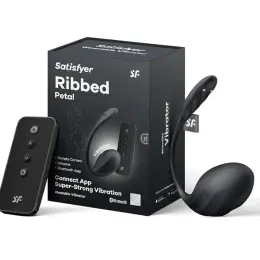 Satisfyer Ribbed Petal смарт-віброяйце з керуванням зі смартфона