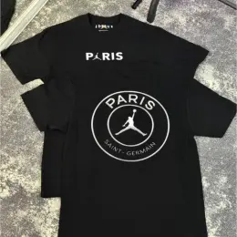 Футболка Jordan & PSG Paris Saint-Germain чорна розмір М