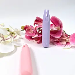 Мини-вибратор Funny Toy "Soft" из жидкого силикона, 10 режимов вибрации