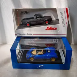 Schuco Volkswagen Caddy & PosterCars Pagani Zonda F 1:64