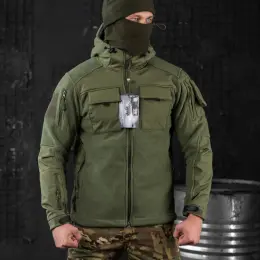 Тактична флісова куртка COMANDOS Combo Coyote / Multicam / Olive