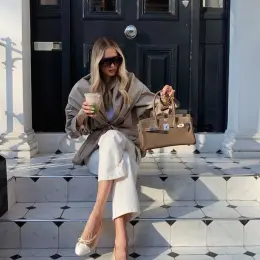 Сумка Hermes Birkin 30 cm цвет Trench