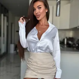 Шовкова сорочка модель 0468