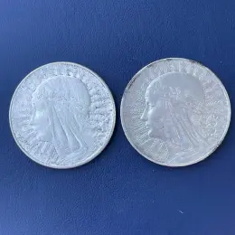 Срібна монета 10 злотих «Полонія» 1932/1933 років (Польща, Ag 750)