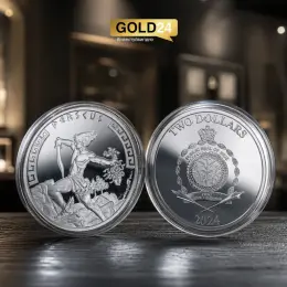 Срібна монета "Персей" Ніуе 2024, 31.1 г, 999 проба