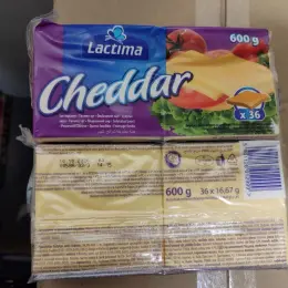 Сир Lactima Cheddar тостерний 600 г
