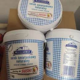 Крем-сир Mleczarnia Serek Śmietankowy Naturalny 1 кг