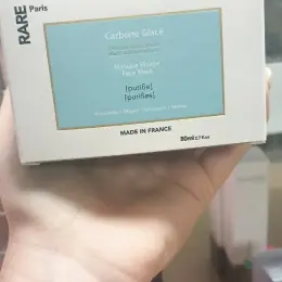 Маска для глибокого очищення шкіри обличчя RARE Paris Carbone Glacé Creamy Face Mask, 80 мл