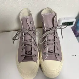 Кеди Converse Chuck Taylor All Star високі сіро-бузкові розмір 37
