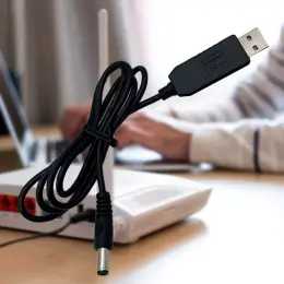 DC кабель для роутера USB від павербанку 12V 5.5x2.5 мм