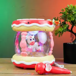 Дитячий музичний центр JDL "Animal Smart Drum" з мікрофоном