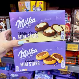 Печиво Milka Choco Mini Stars з молочним шоколадом 150г