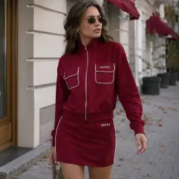 Костюм Gucci бордовый женский
