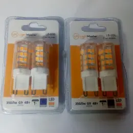 LED лампа LightMaster LB-604 G4 4 Вт 2700 K прозора 2 шт./уп.