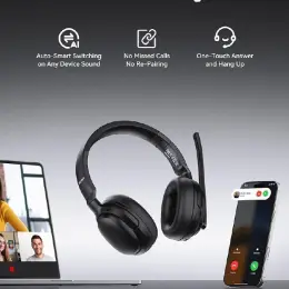 Бездротові навушники TECKNET 5.4 Bluetooth з мікрофоном