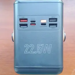 Повербанк Hoco DB120 120000mAh 22.5W з ліхтарем та дисплеєм