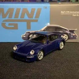 Колекційна модель Mini GT Porsche 911 RUF Dark Blue