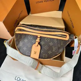 Louis Vuitton High Rise Bumbag шкіра та канва