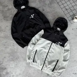 Вітровка Calvin Klein з вишивкою логотипу, осінь-весна