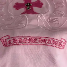 Футболка Chrome Hearts рожева 100% котон