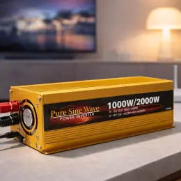 Інвертор HOULI 1000/2000Вт 12-220V Чистий синус