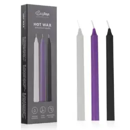 Низькотемпературні свічки для БДСМ EasyToys Hot Wax 3 шт