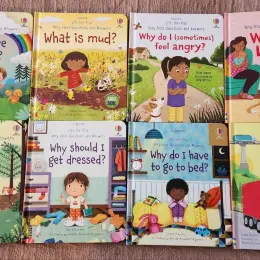Дитячі книжки Usborne "Lift-the-Flap" англійською мовою