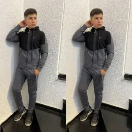 Спортивний костюм для хлопчика сірий двонитка Туреччина