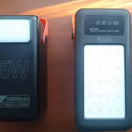 Повербанк Hoco DB03 Max 100000mAh та Hoco DB120 120000mAh