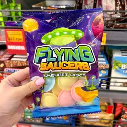 Вафельні диски Flying Saucers Sherbet Discs 50г