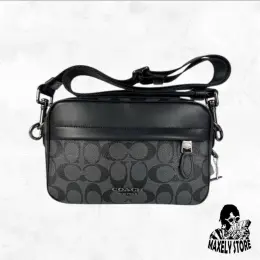 Сумка Coach Messenger з натуральної шкіри
