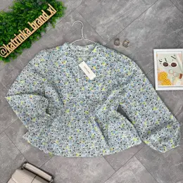 Блуза бавовняна в принт від M & S