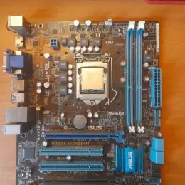 Материнська плата ASUS з процесором Intel Celeron G1620