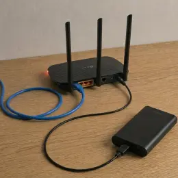 Кабель-перетворювач DC/USB 5В-12В для роутера та терміналу