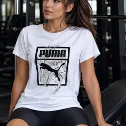 Футболка Puma жіноча біла