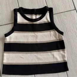 Набір топів H&M та Zara чорний бежевий S/M