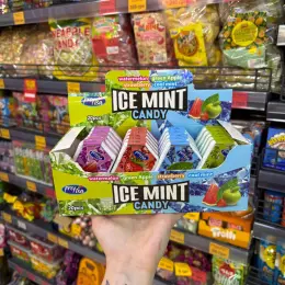 Льодяники Ice Mint Candy 9г (Watermelon, Green Apple, Strawberry, Cool Mint)