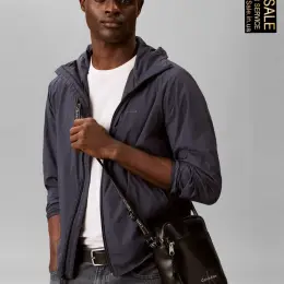 Чоловіча сумка Calvin Klein BOLD LOGO WEBBING REPORTER чорна