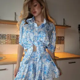Костюм з принтованого шовку арт. skl. 033