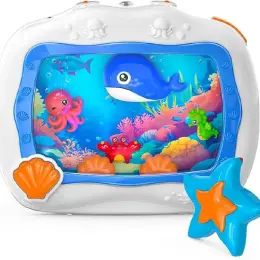 Дитяча музична іграшка-нічник "Sound and Light Soothing Fish Tank" на ліжечко