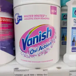 Засіб для виведення плям та відбілювач Vanish Oxi Action White порошок 500 г