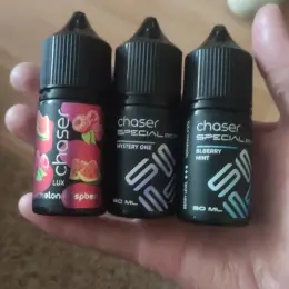 Рідини для вейпу Chaser LUX Melon Spb, Mystery One, Elderberry Mint 30 мл