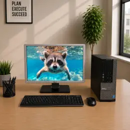 Комп'ютерний комплект: монітор DELL P2213t та системний блок з процесором I5-3470