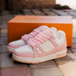 Кросівки Louis Vuitton Trainer White Pink