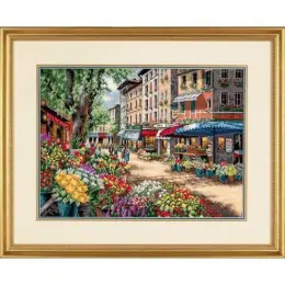 Набір для вишивання хрестиком DIMENSIONS 35256 "Ринками Парижу//Paris Market"