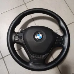 Кермо BMW для F20-F36, карбонова вставка, червоний шов