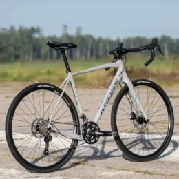 Гравійний велосипед Kross Esker 1.0 (KREK1Z28-GREY) сірий, 28", рама 21" (L)