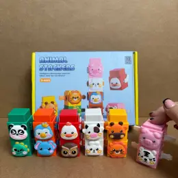 Інтерактивні кубики-звірятка Animal Stackers, 12 шт