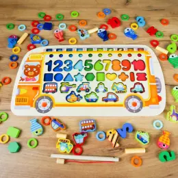 Логічна дошка WToys 38512: сортер, риболовля, цифри, фігури, транспорт